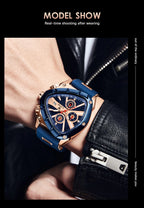 Lige Watch for Men Chronograph Casual Fashion.