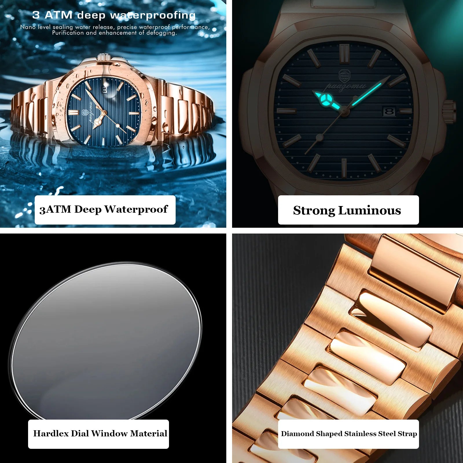 2026 New For Men Fashion Brand Male Watch Waterproof