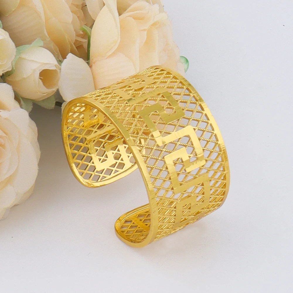 Fashion Woman Luxury 18K Gold Plated Jewelry Set