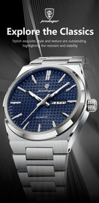 Poedagar Original Luxus Herrenuhr Wasserdicht