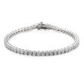TY 3mm 4mm Moissanit Tennisarmband 925 Sterling