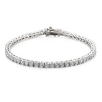 TY 3mm 4mm Moissanit Tennisarmband 925 Sterling