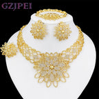 Luxury Jewelry Set For Women High Quality 18K Gold
