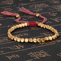 Handmade Tibetan Buddhist Bracelets On Hand Braided - United States / Copper Beads