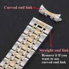 Solid Stainless Steel Band 18mm 20mm 22mm Universal