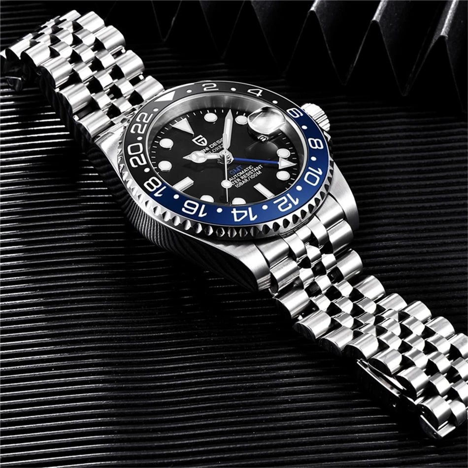 Pagani Design 40MM Ceramic GMT Automatic Watch
