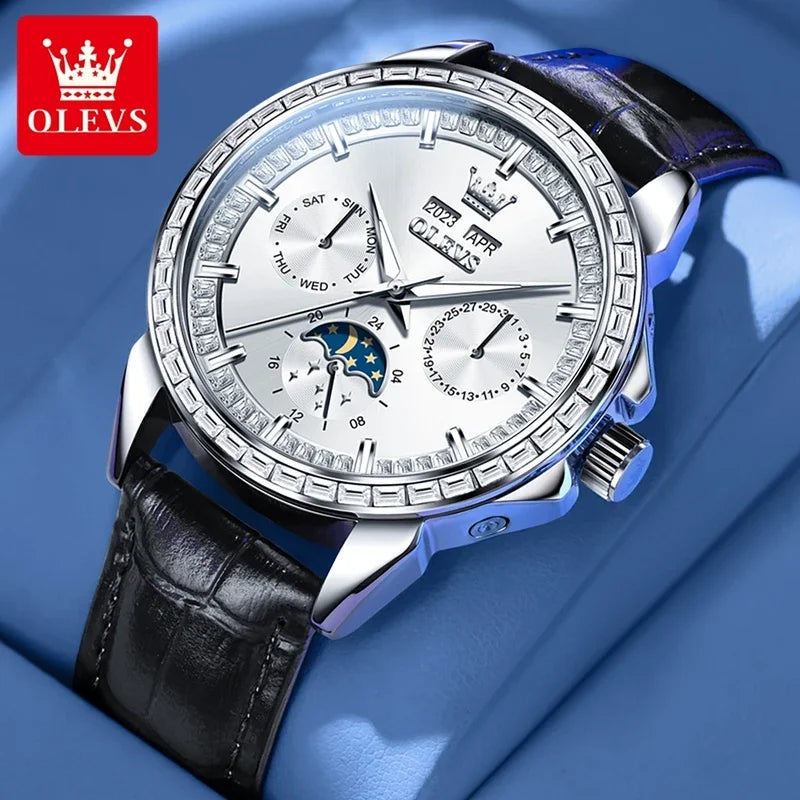 Olevs 6695 NEW Men's Watches Full Multifunctional