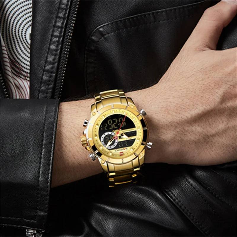 NAVIFORCE 9163 Luxury Original Sport Wrist Watch For