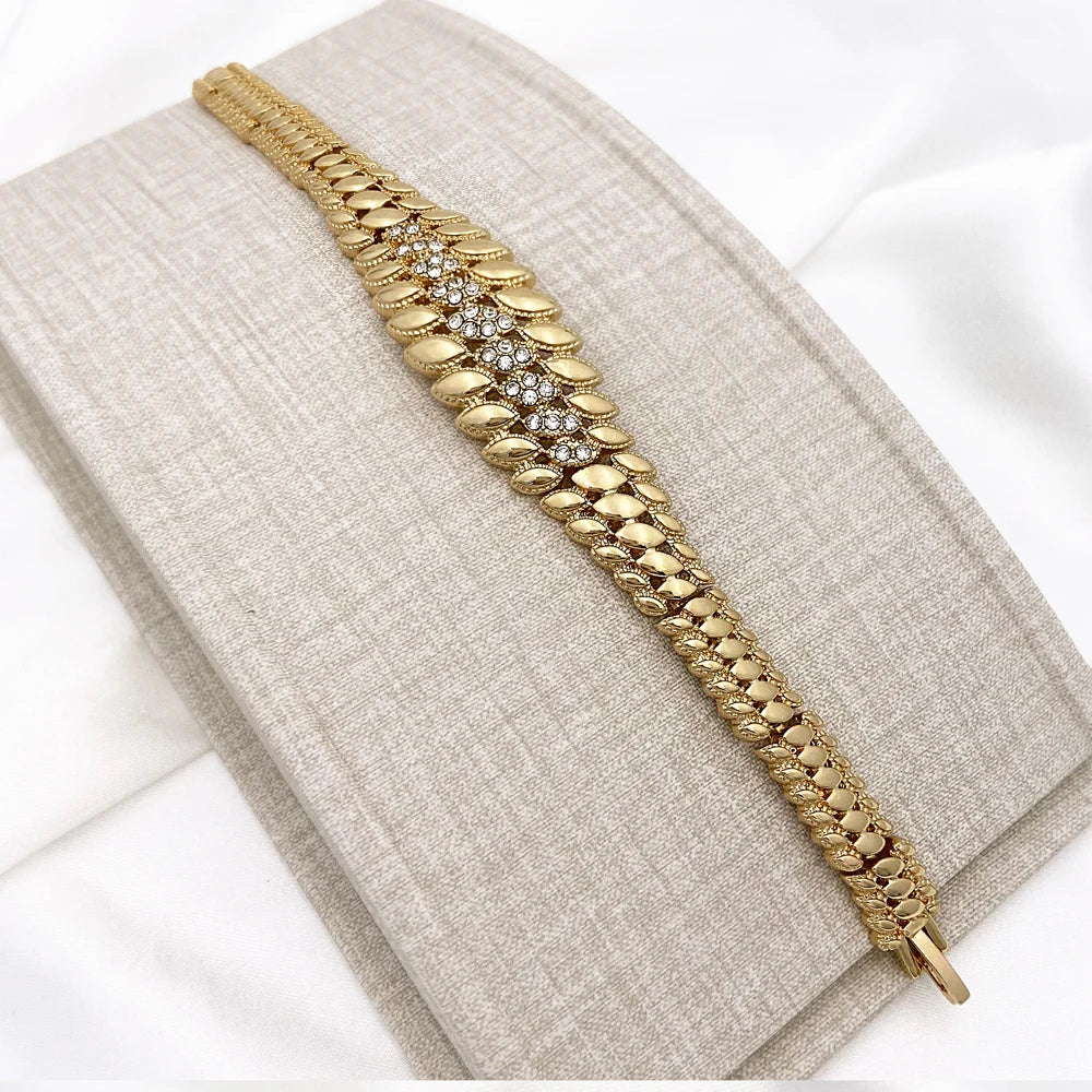 High Quality Dubai Gold Plated Jewelry Set For