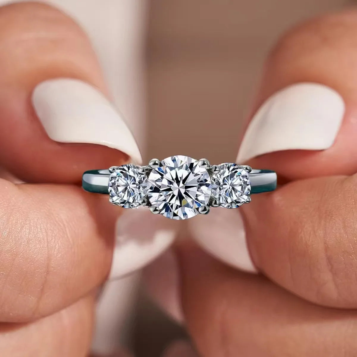 Hot Selling 925 Sterling Silver Colorful 3 Cz