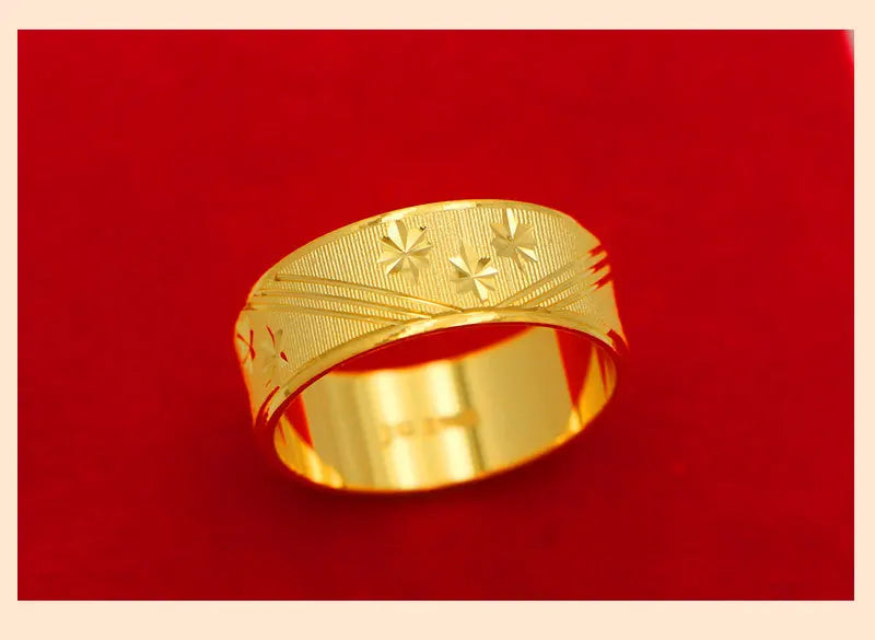 VivoGoldCouple men and women 9999 24K real gold