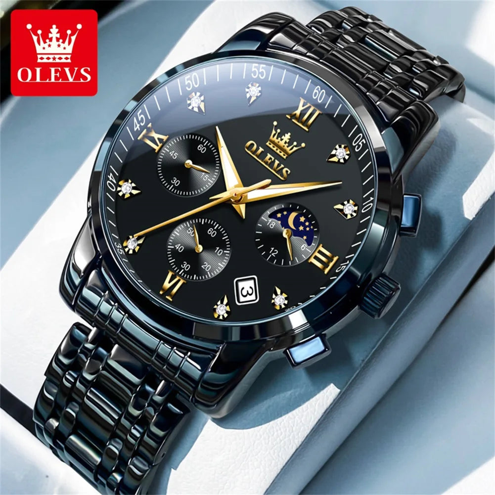 OLEVS Popular men's watches stainless steel