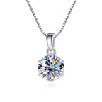 Butterflykiss 1 CT Real Moissanite Pendant Necklace