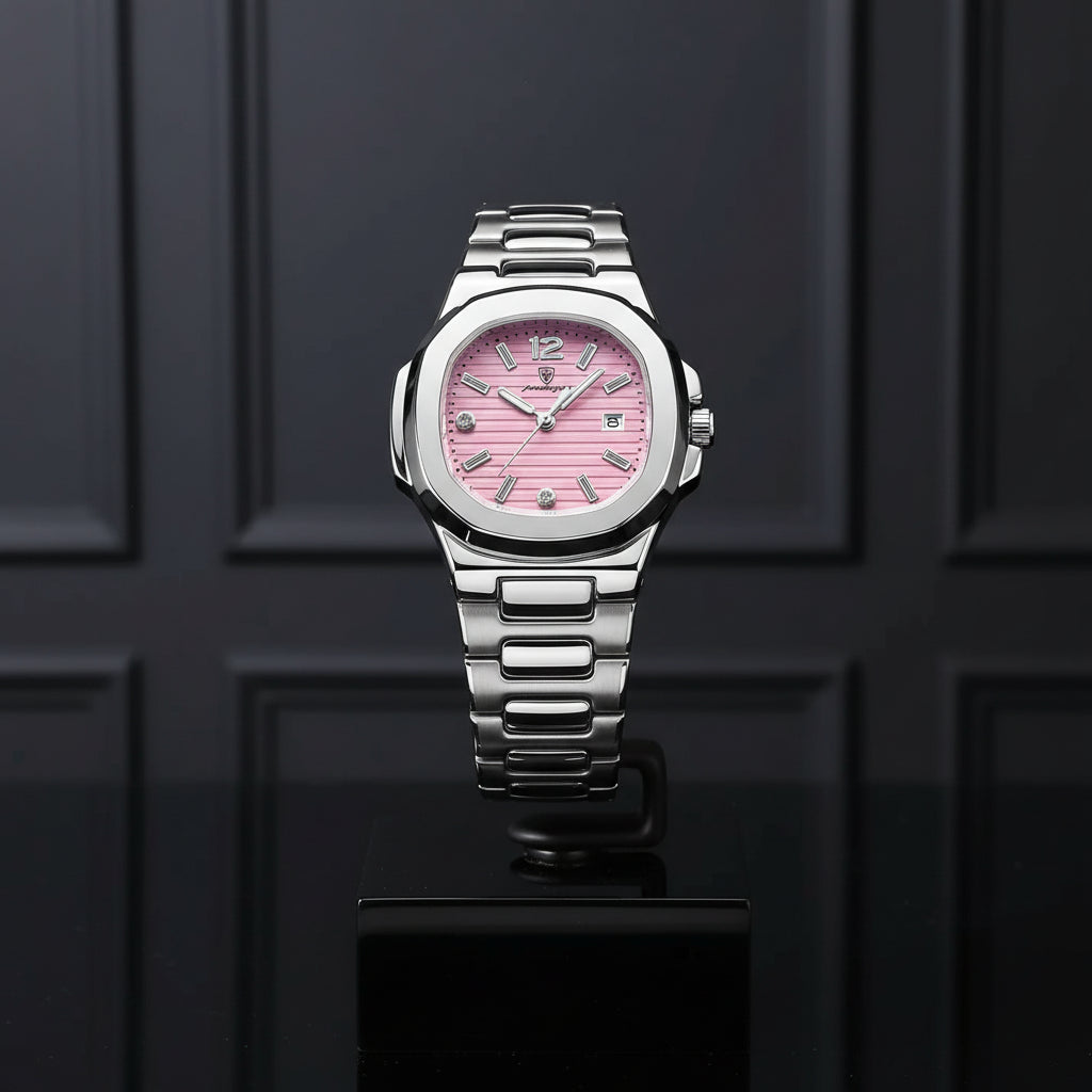 POEDAGAR Square Fashion Woman Wristwatch Luminous