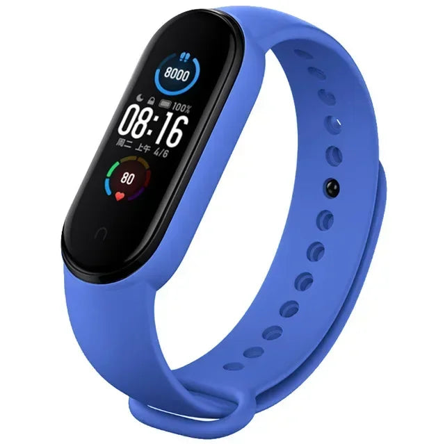 Watch Strap For Xiaomi Mi Band 7 6 5 4 3 Wristband - Blue 14 / Mi band 5 6 7 / United States, Blue 14 / Mi band 3 4 / United States