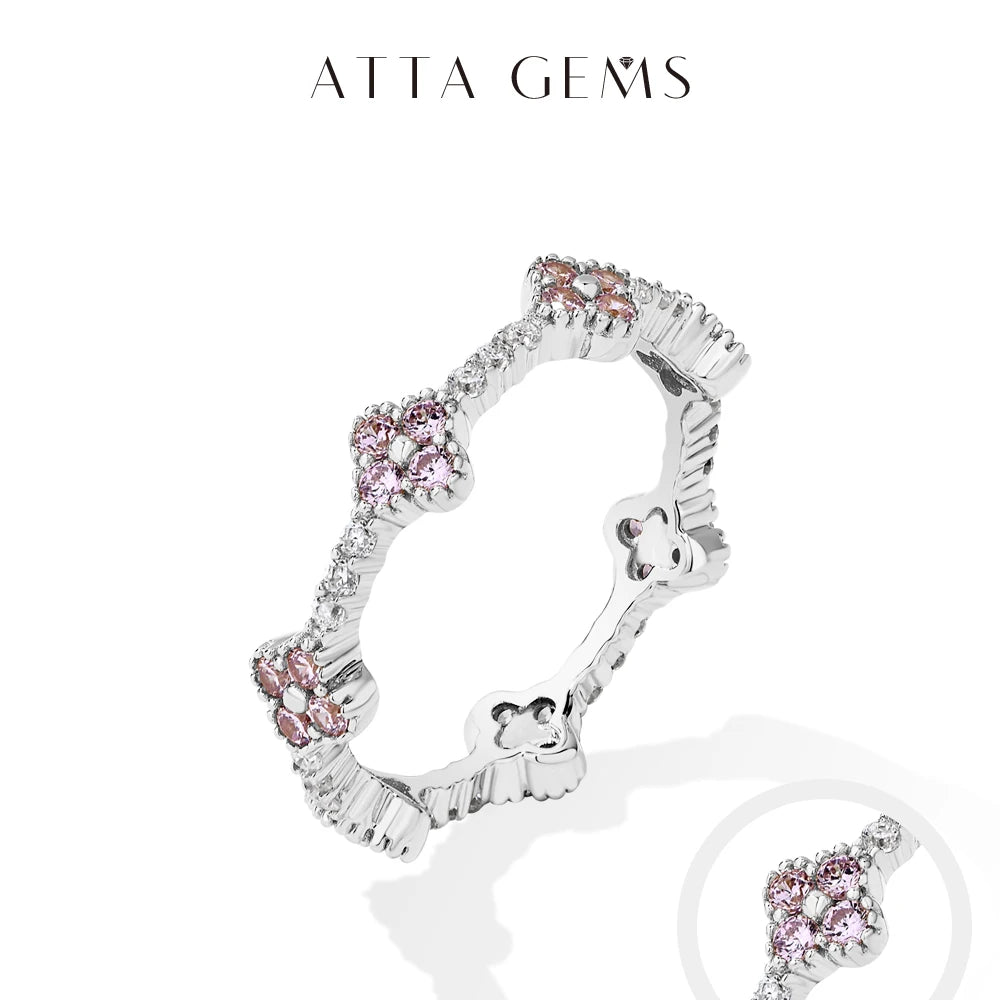 Attagems Eternity Dvvs1 Moissanite Ring for Women.