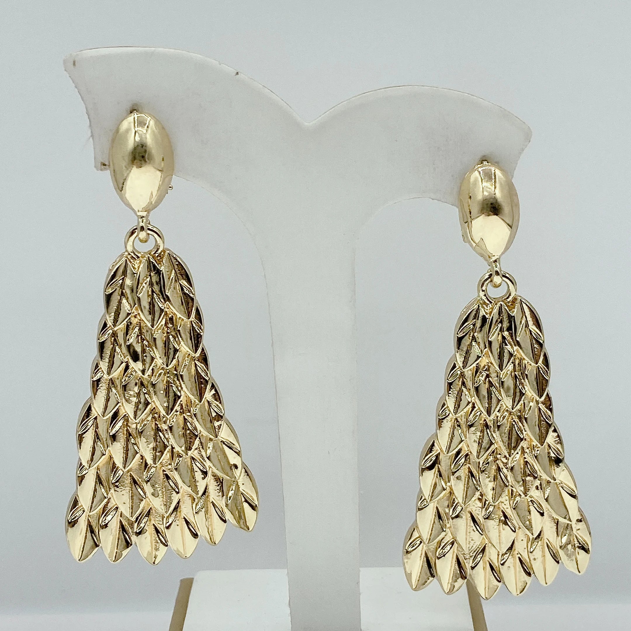 New Design Italian Gold Earrings For Women Big