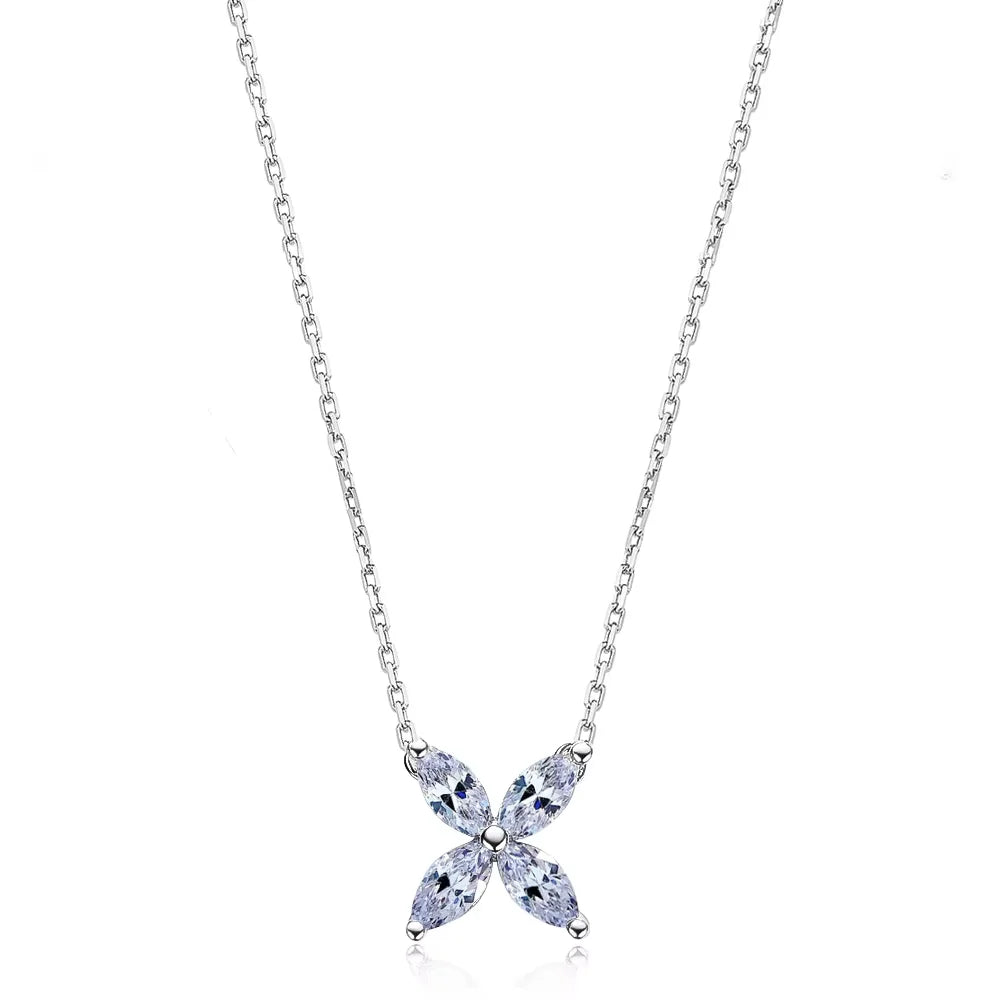 Serenity 1.2ct Marquise D Moissanite Necklace