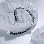 EUREKA  Hip Hop Tennis Bracelet Zirconia Copper