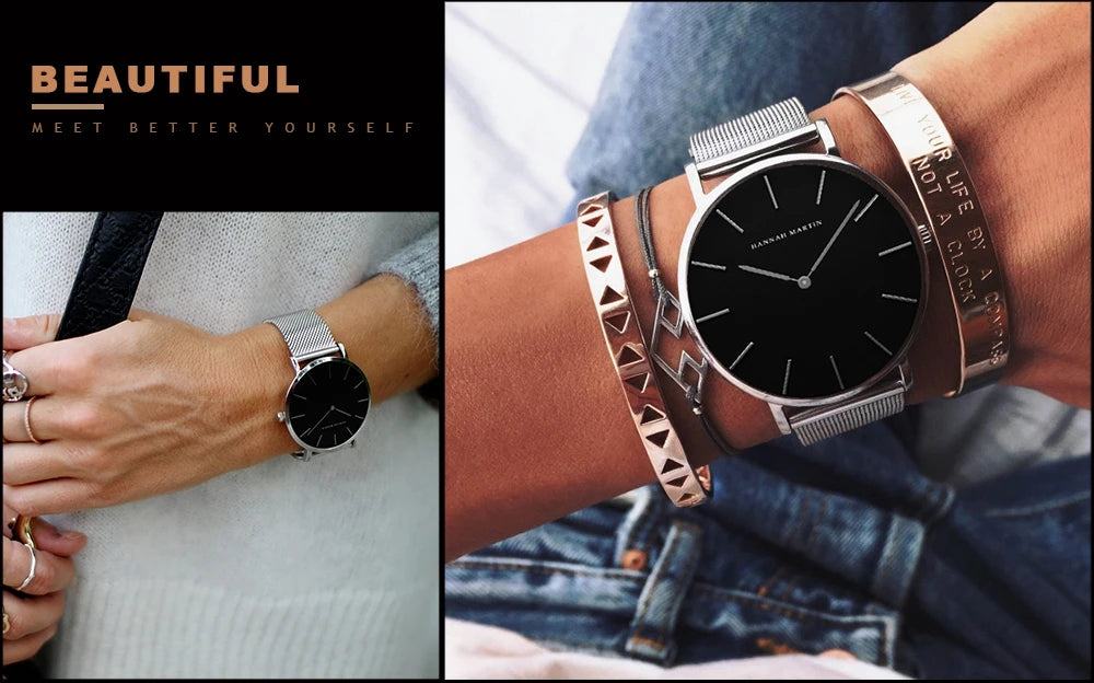2023 New Women Bracelet Watch 1 Set Japan Quartz.