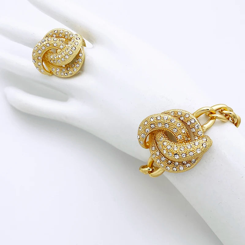 Dubai Nigeria Trending Jewelry Set For Women Luxur