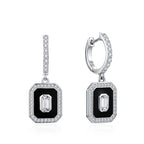 Mintybox D Color Au585 Moissanite Earrings for