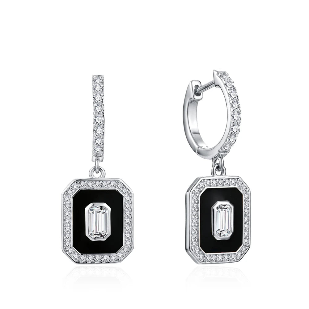 Mintybox D Color Au585 Moissanite Earrings for