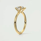 18k Gold Plated Wedding Ring 1.0CT D Color
