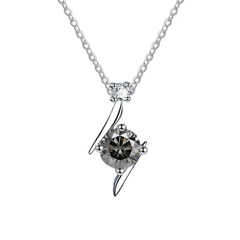 1.0 carat women moissantie pendant necklace for.