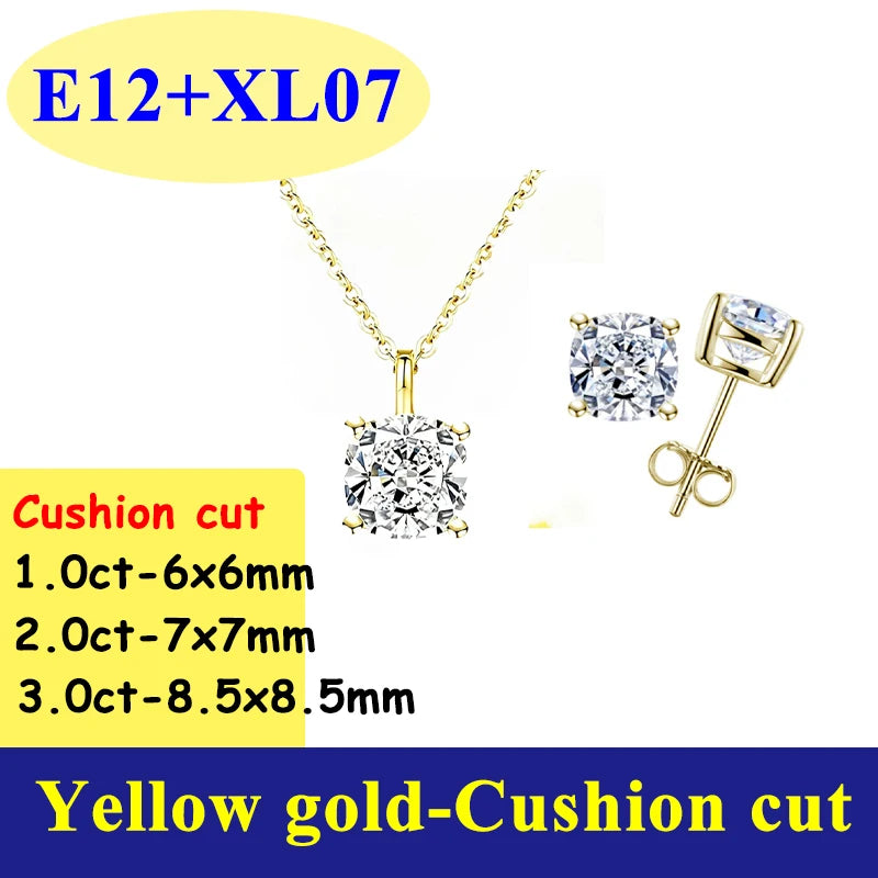 0.5-3CT D Color VVS1 Moissanite Diamond Women's