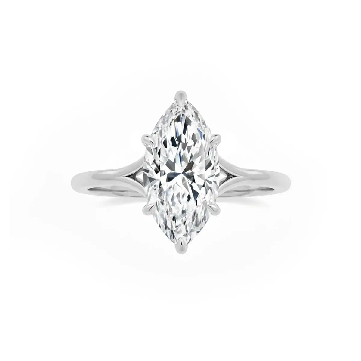 Moissanite Ring silver 925 sterling gold plated