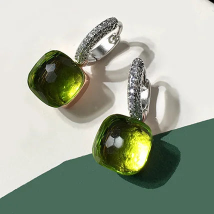Pure 925 Sterling Silver Candy Style 21 Colors Pink - Green