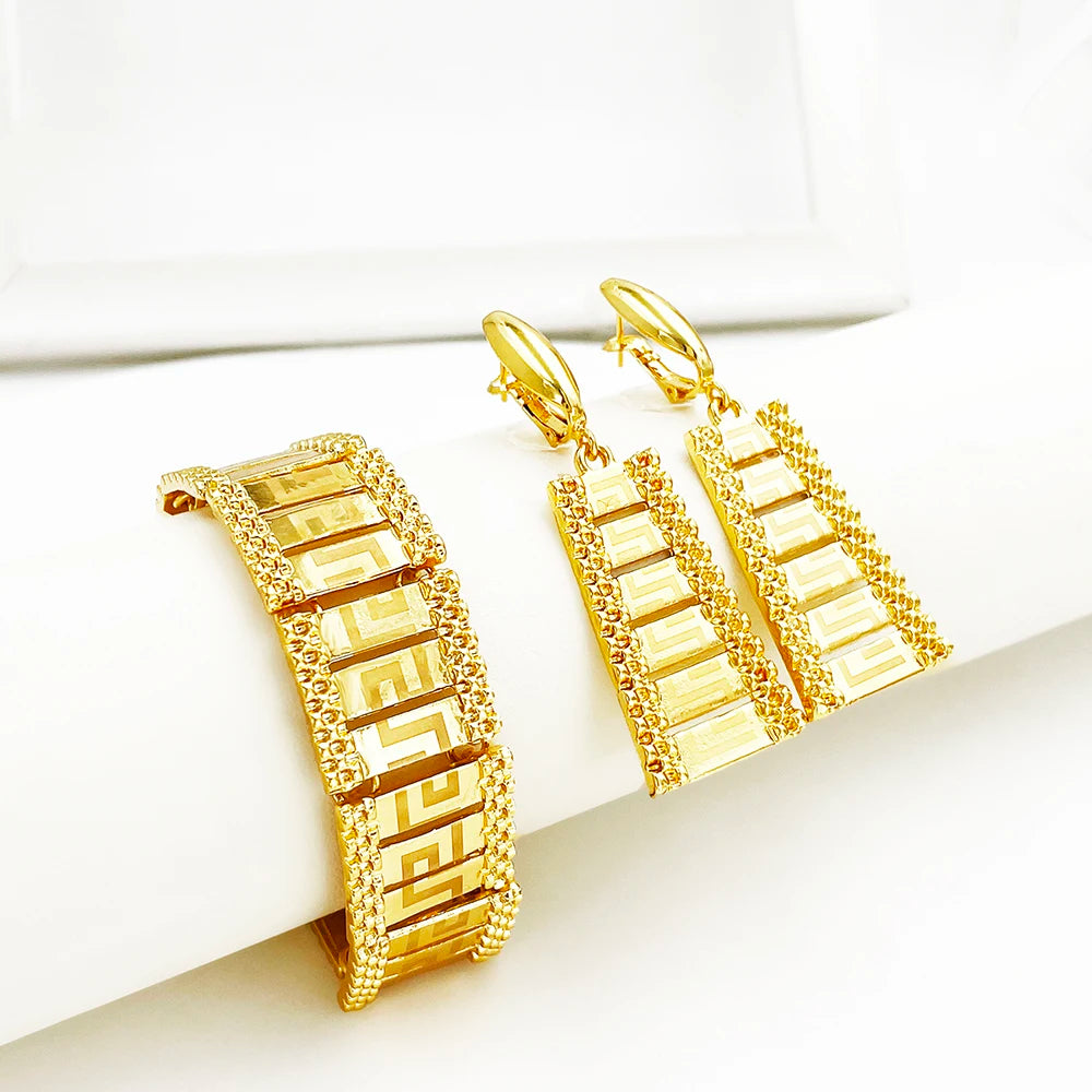 Dubai Jewelry Set Women Luxury Design High-end.
