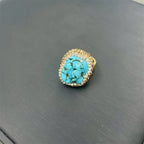 Raw Unique Irregular Turquoise Crystal Jewelry