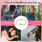 925 Sterling Silver Bracelets 17-20CM Original Golden