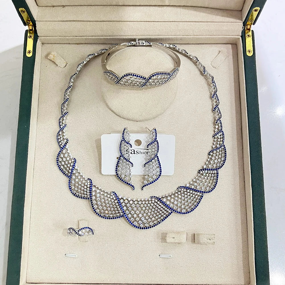 IN JEWELIFEElegant Gold Color 4Pcs Jewelry Set