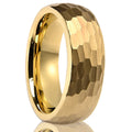 Bague Tendance en Carbure de Tungstène Plaqué Or 8MM/6MM