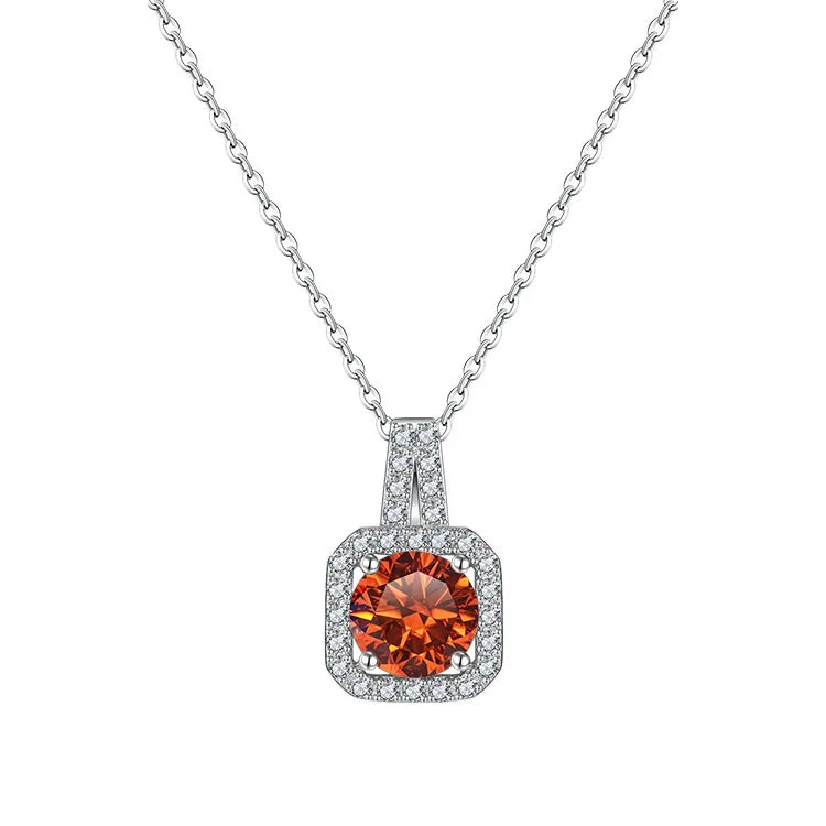 JoyceJelly Real S925 Sterling Silver 1 Carat Moiss