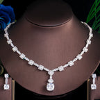 ThreeGraces Elegant Yellow CZ Crystal Silver