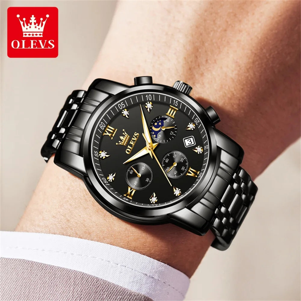 OLEVS Popular men's watches stainless steel