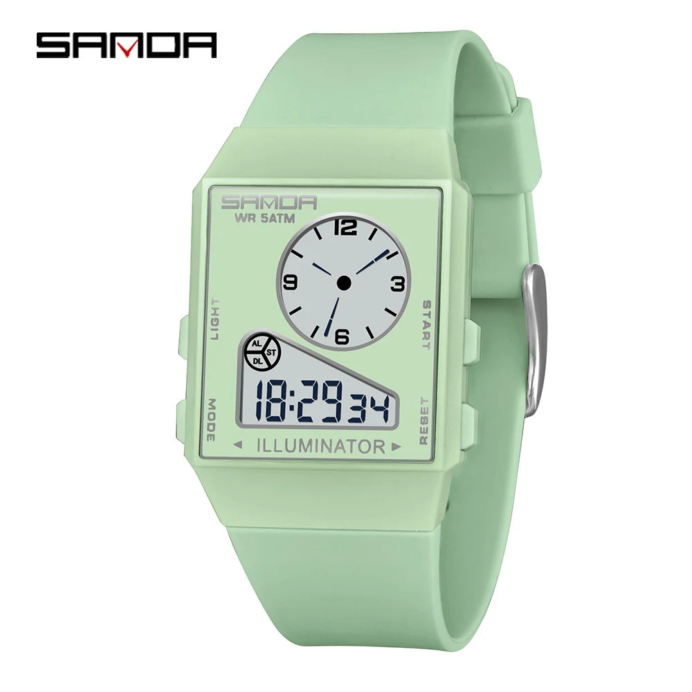 Sanda 6338 Fashion 2026 New Dual Display Electroni