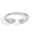 Bague Mintybox en diamant de laboratoire taille poire 0,5 carat