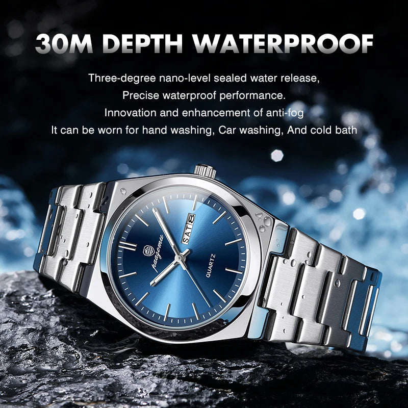 PAAZOMU Luxury Quartz Man Wristwatch Sport Men Watches