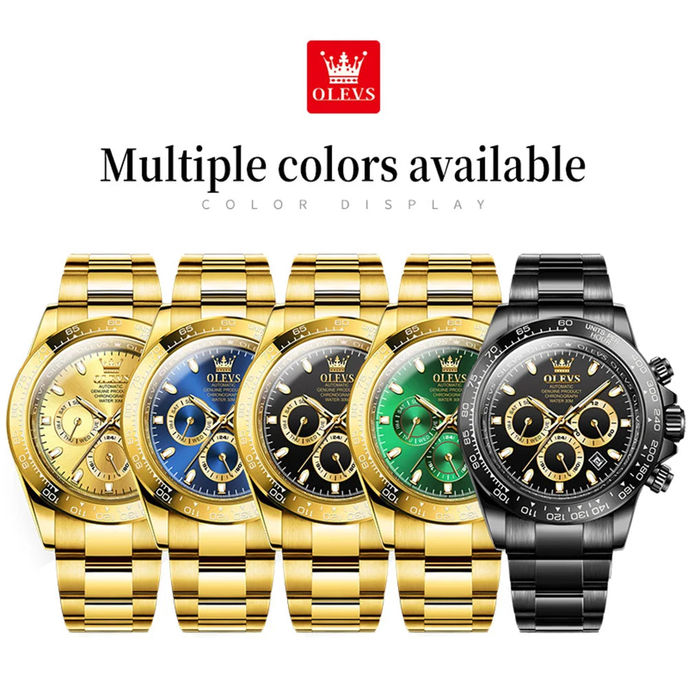 Olevs 6638 Fashion Men's Original Automatic Mechan