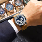 POEDAGAR Top Brand Men's Quartz Watch Waterproof