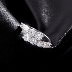 MODIAN 925 Sterling Silver Classic Luxury Round CZ