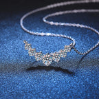 Collier en moissanite pour femme, bijoux fins de mariage