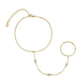 Smyoue 3MM Moissanite Bracelets for Women 14-21cm - gold color