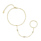 Smyoue 3MM Moissanite Bracelets for Women 14-21cm - gold color
