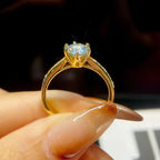 S925 Sterlingsilber Brillant 1 Karat VVS1 Rund
